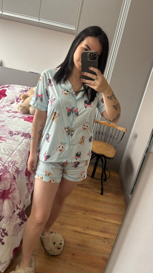 Pijama gatinhos