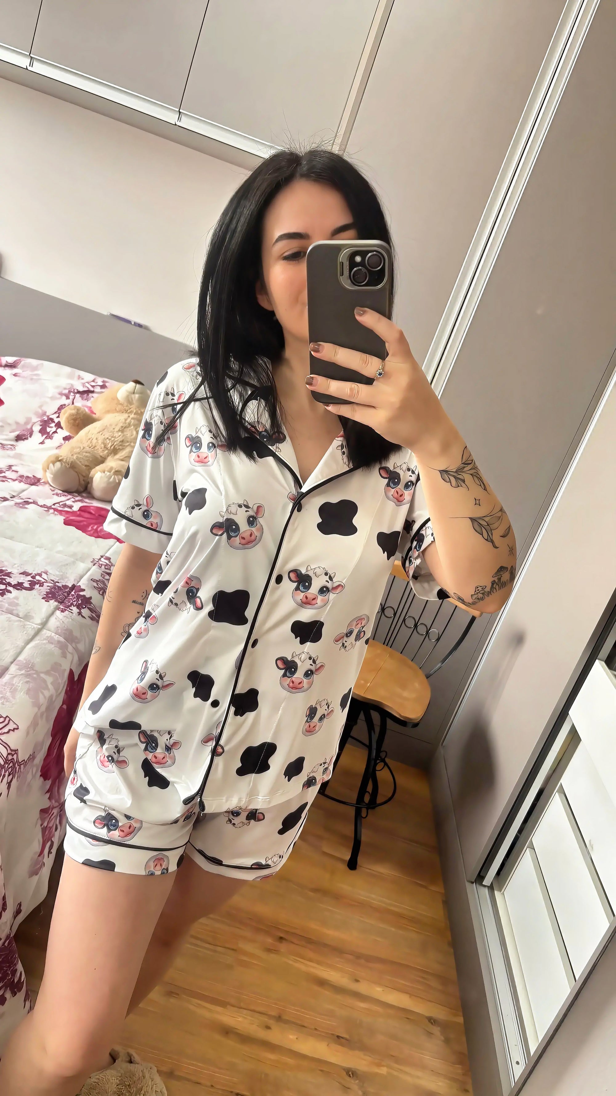 Pijama estampa vaquinha