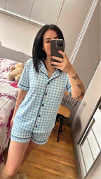 Pijama quadriculado