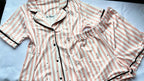 Pijama bela curto