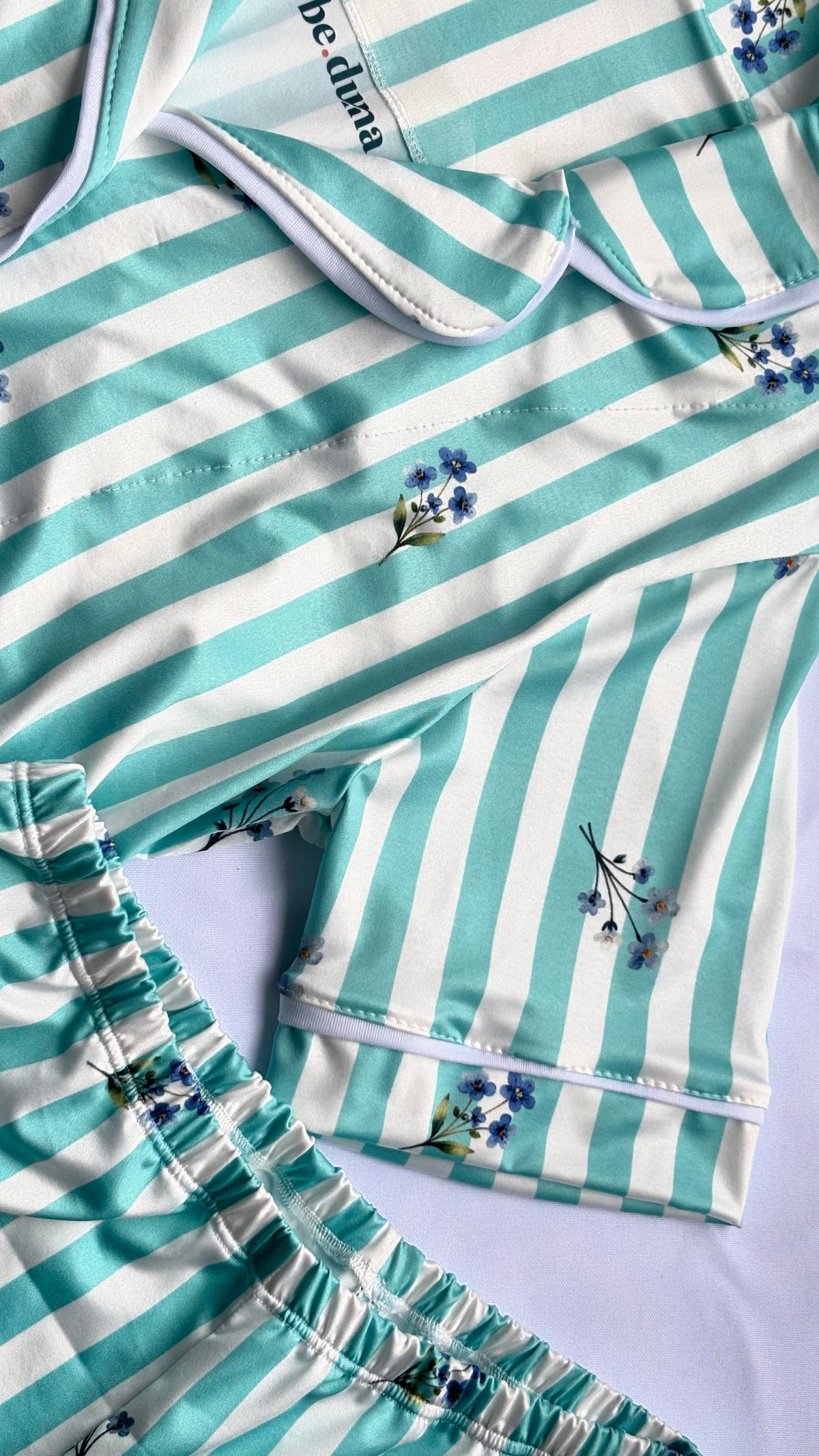 Pijama curto flor